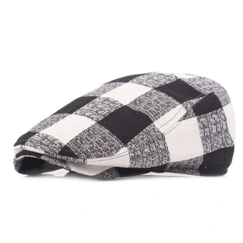 Chic Beret Caps, Stylish Plaid Beret, Women's Tartan Beret - available at Sparq Mart