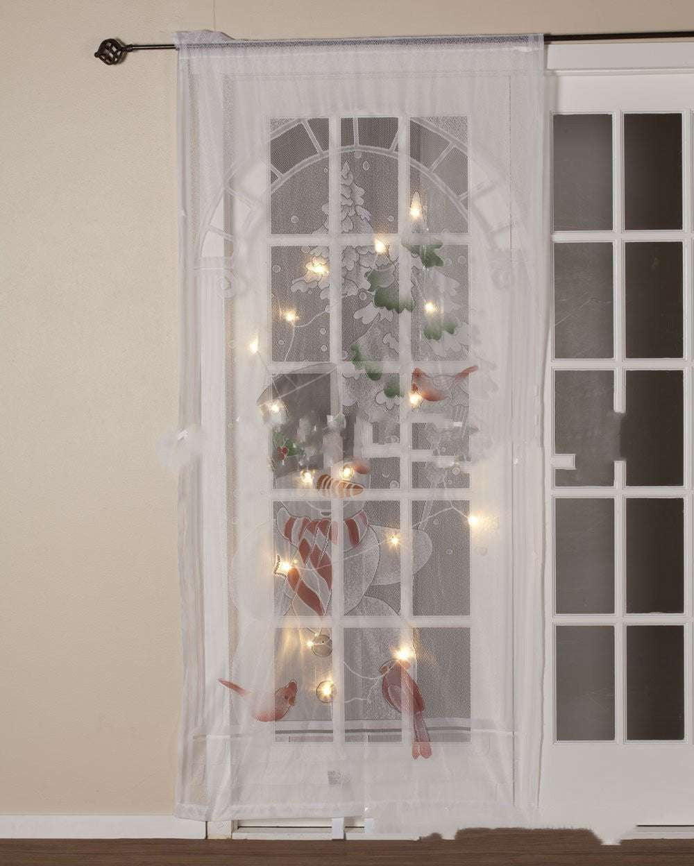 Festive Christmas Curtains, Living Room Bedroom, Vertical Blackout Curtains - available at Sparq Mart