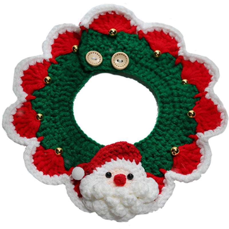 Dog Christmas Apparel, Holiday Dog Accessory, Knitted Pet Bib - available at Sparq Mart