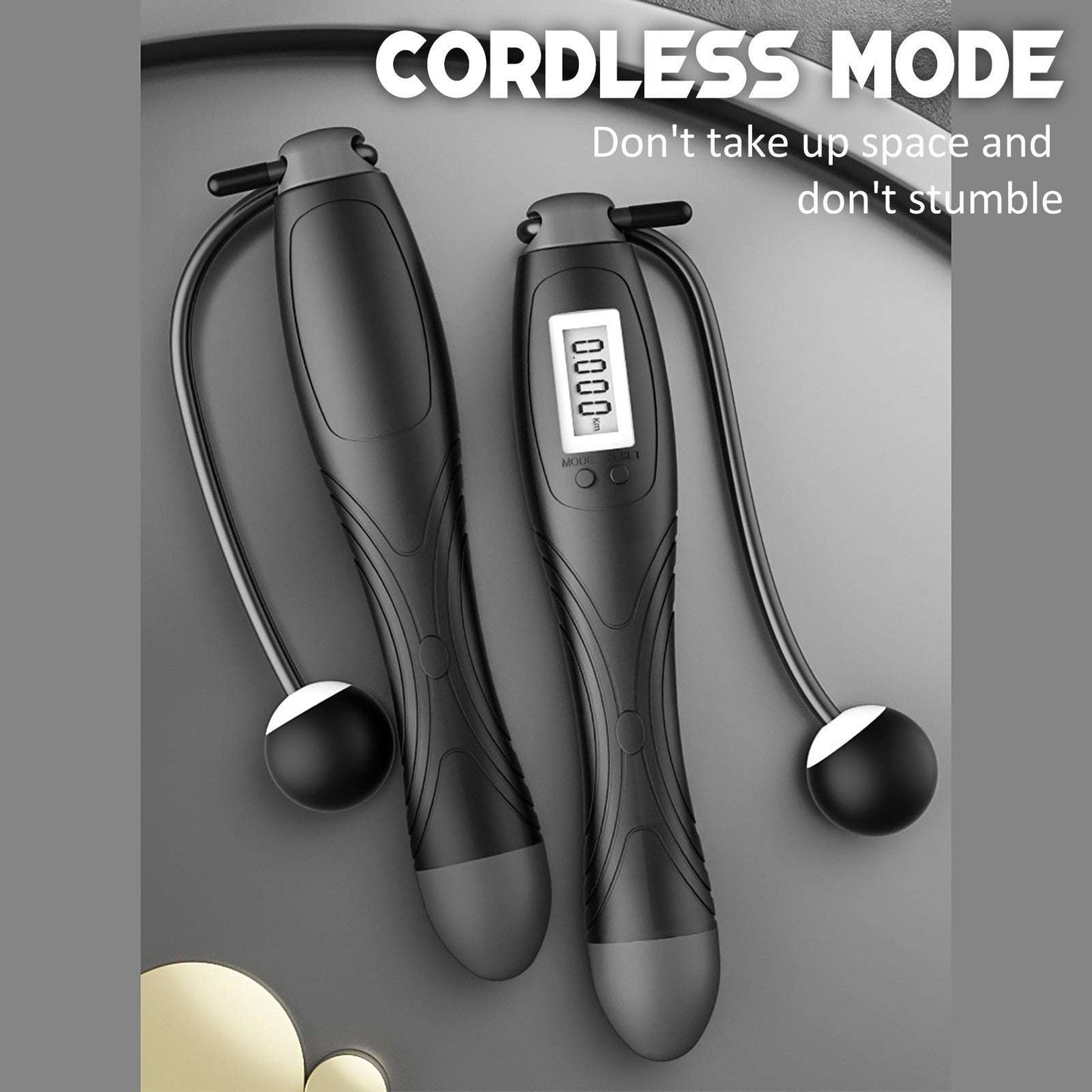 Cordless skipping rope, electronic fitness equipment, Sparq Mart - available at Sparq Mart