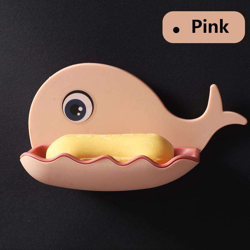 cute drain shelf, organized wall shelf, whale suction cup shelf - available at Sparq Mart