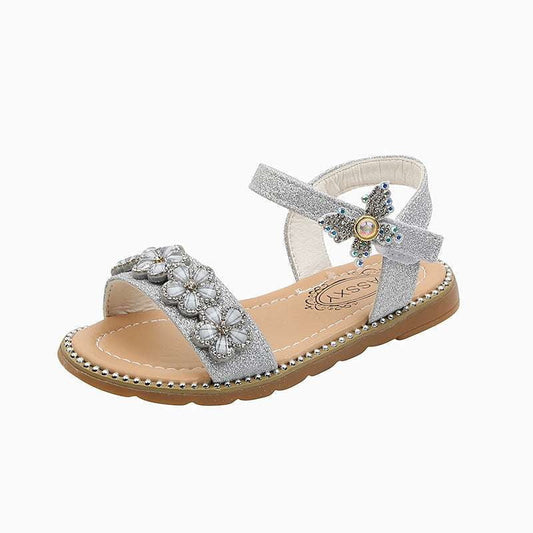 Girls Roman Sandals, Kids Fashion Footwear, Soft Sole Flats - available at Sparq Mart