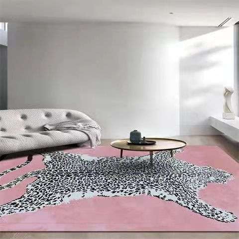 Abstract Living Carpet, Artistic Cashmere Carpet, Comfort Study Rug - available at Sparq Mart