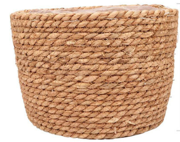 Handwoven storage baskets, plant pot decor, unique interior decor - available at Sparq Mart