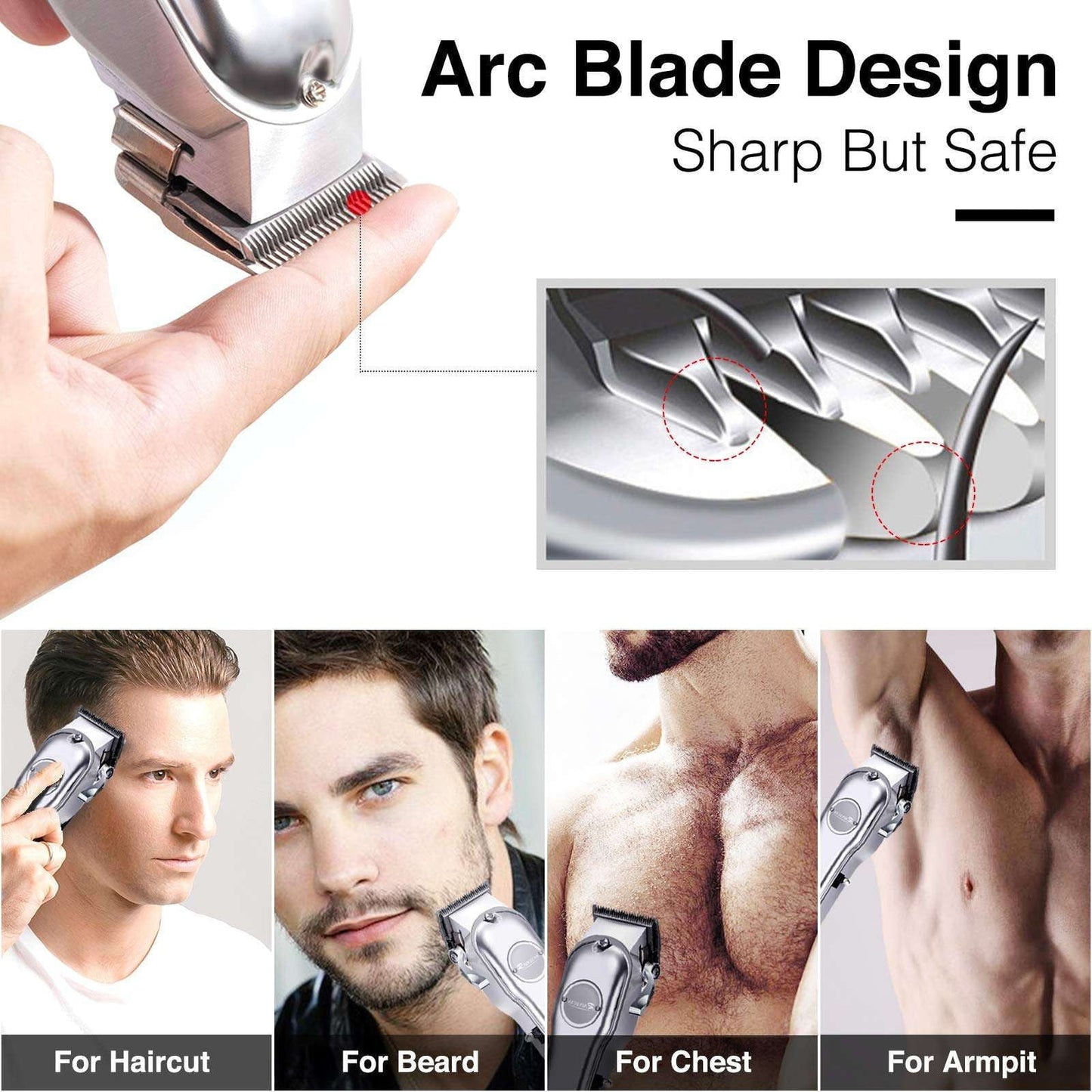 hair trimmer, men grooming kit, waterproof beard trimmer - available at Sparq Mart