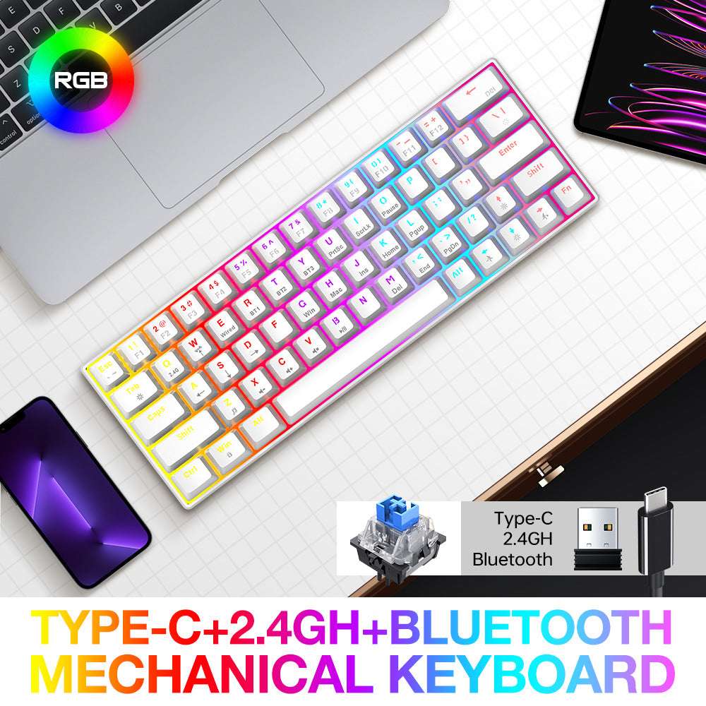 Bluetooth Keyboard, High-performance Keyboard, Wireless Mechanical Keyboard - available at Sparq Mart