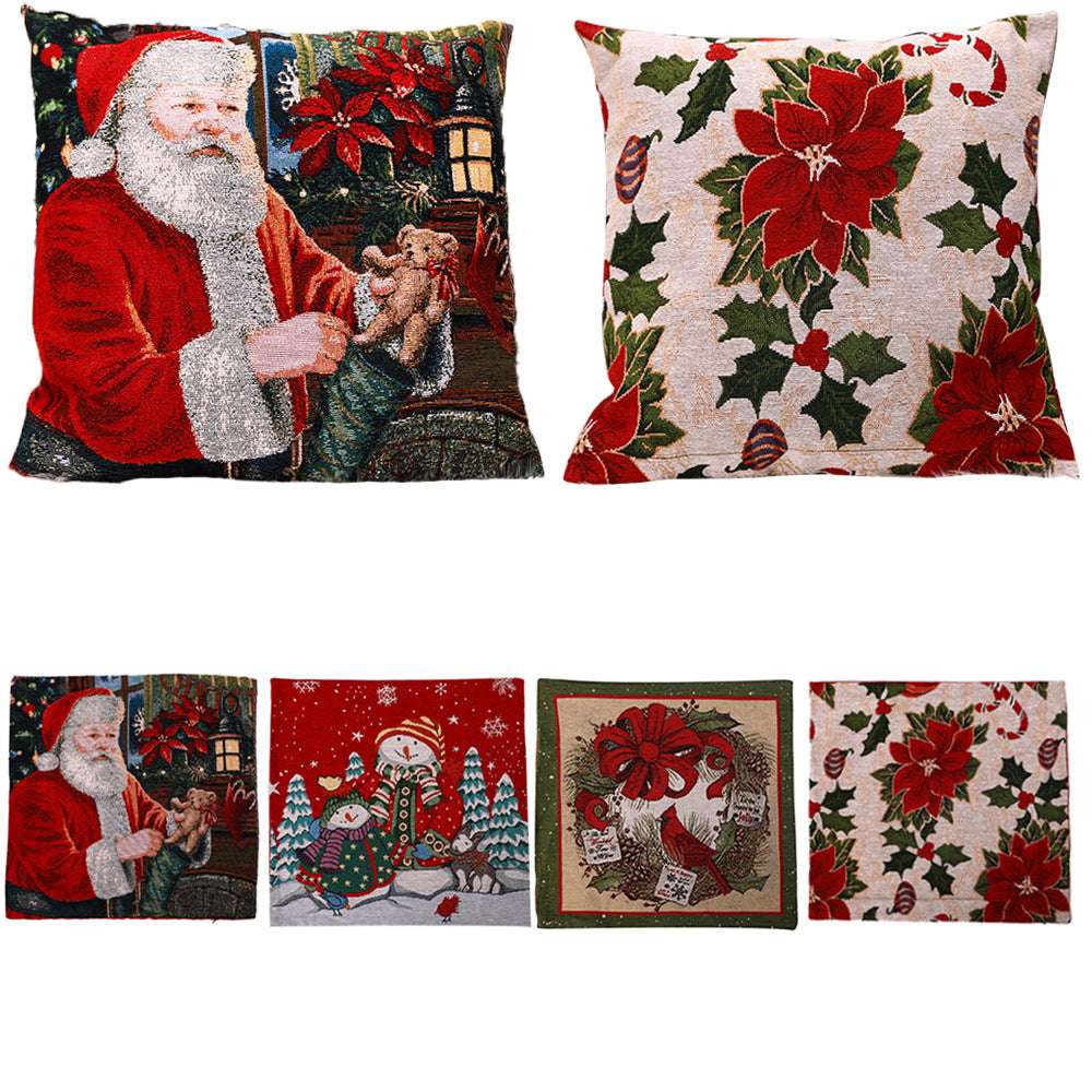 Christmas pillow covers, festive cushion covers, high-quality home decor - available at Sparq Mart