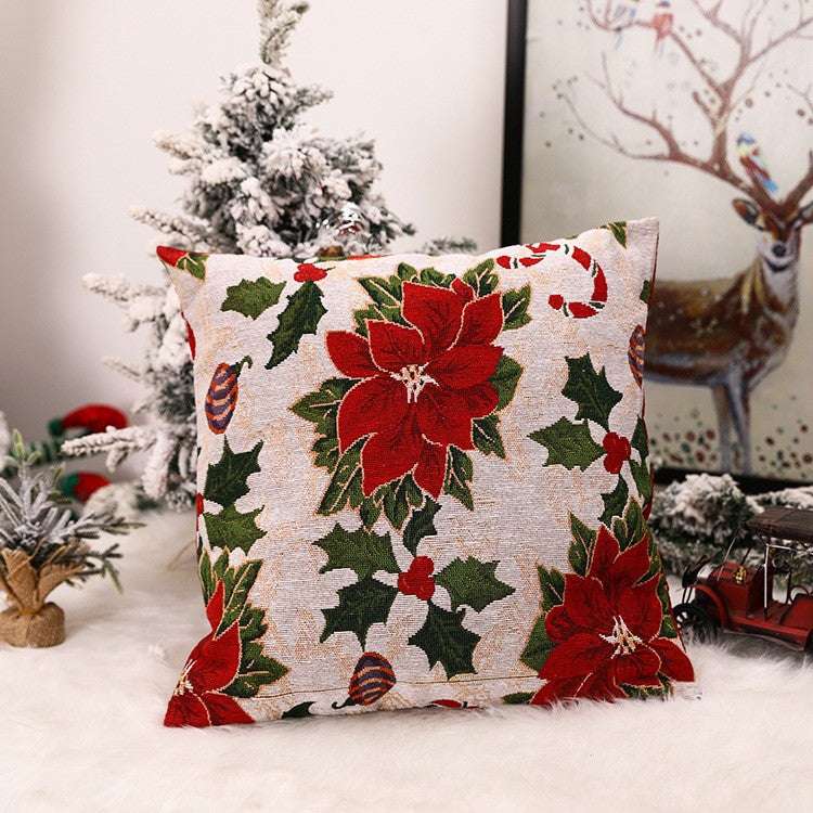 Christmas pillow covers, festive cushion covers, high-quality home decor - available at Sparq Mart