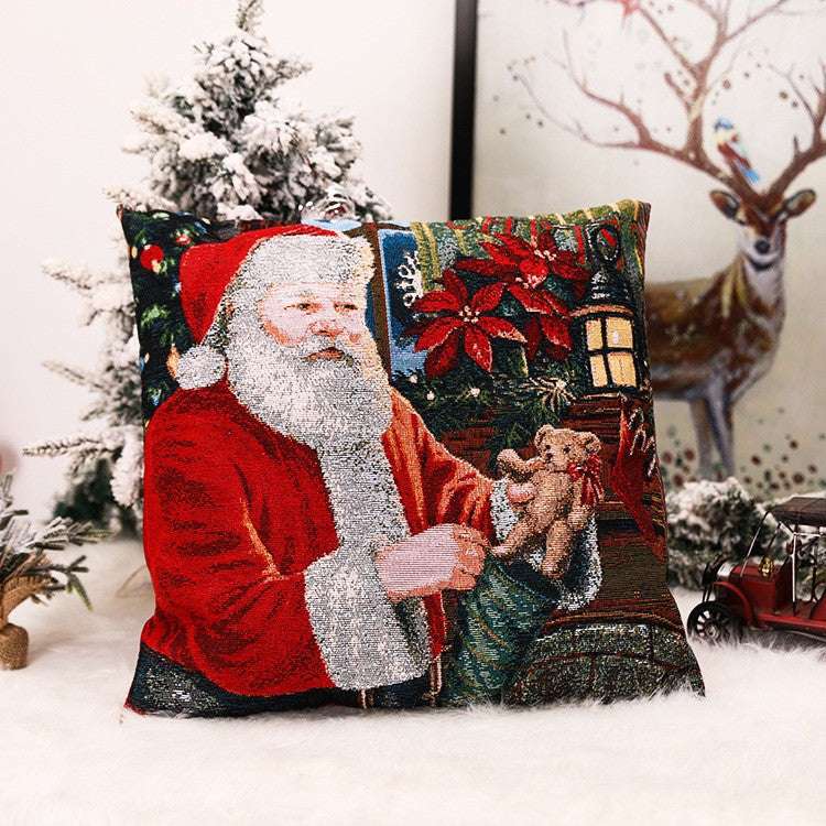 Christmas pillow covers, festive cushion covers, high-quality home decor - available at Sparq Mart