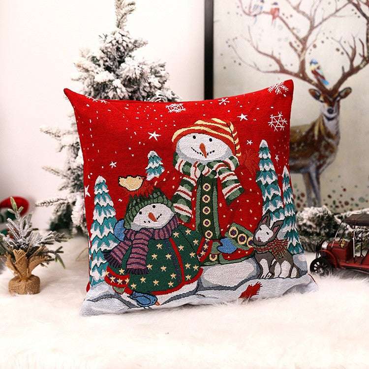 Christmas pillow covers, festive cushion covers, high-quality home decor - available at Sparq Mart