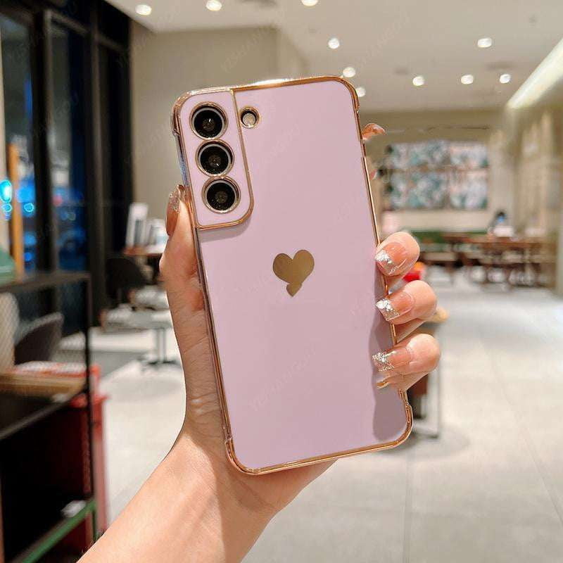 Electroplating phone case, High-quality phone case, Love phone case - available at Sparq Mart