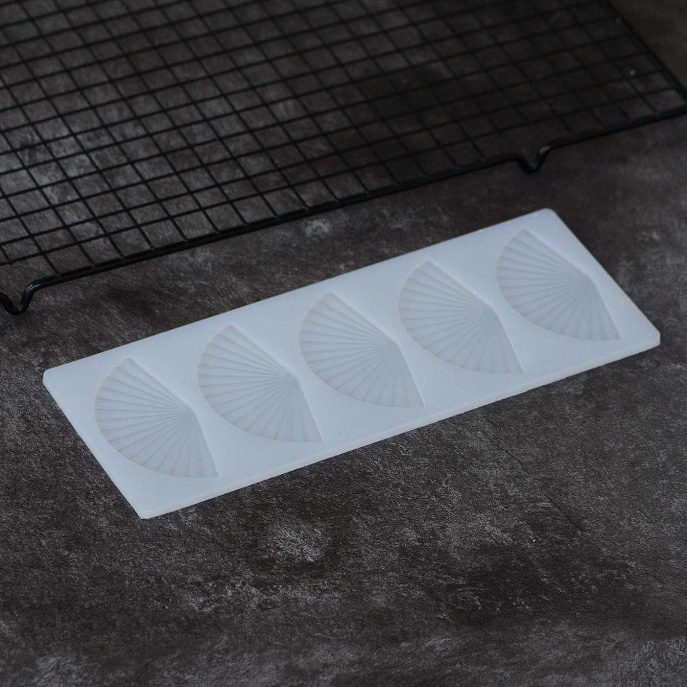 Cake Mold, Fan-shaped Mold, White Mold - available at Sparq Mart