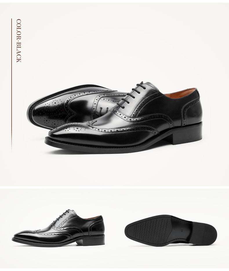 Comfortable Business Shoes, Men's Pointed Toe Shoes, Stylish Formal Footwear - available at Sparq Mart