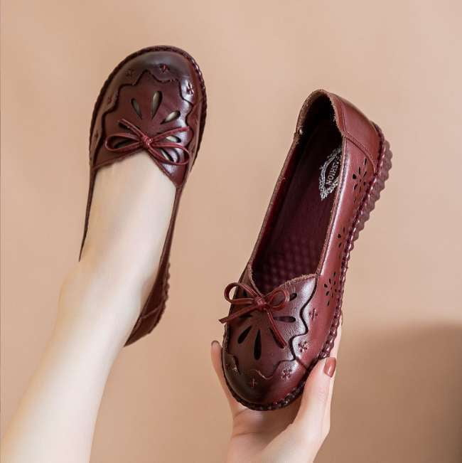 Comfortable Women's Shoes, Genuine Leather Shoes, Soft Sole Shoes - available at Sparq Mart