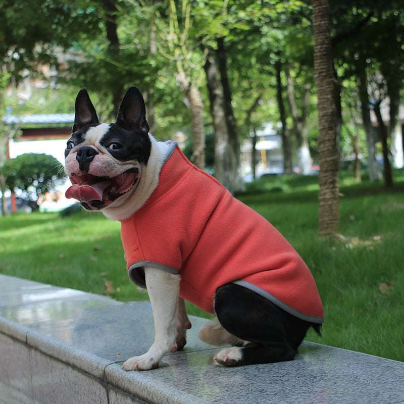 Colorful pet clothing, Thick fleece sweater, Warm pet sweater - available at Sparq Mart