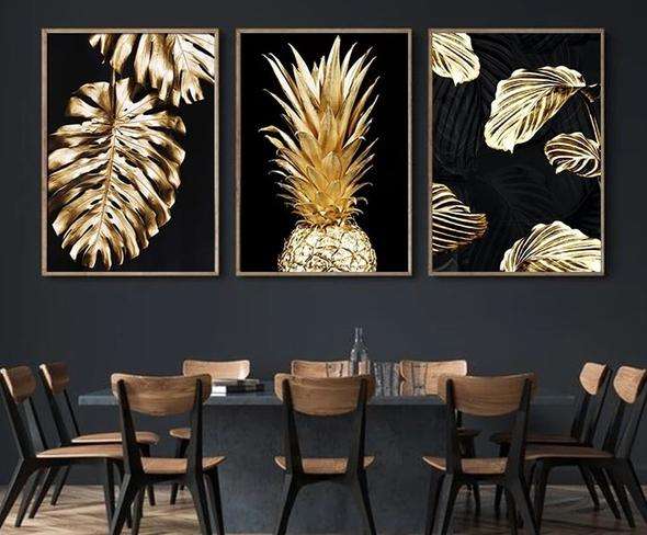 High-Quality, Pineapple Canvas Painting - available at Sparq Mart