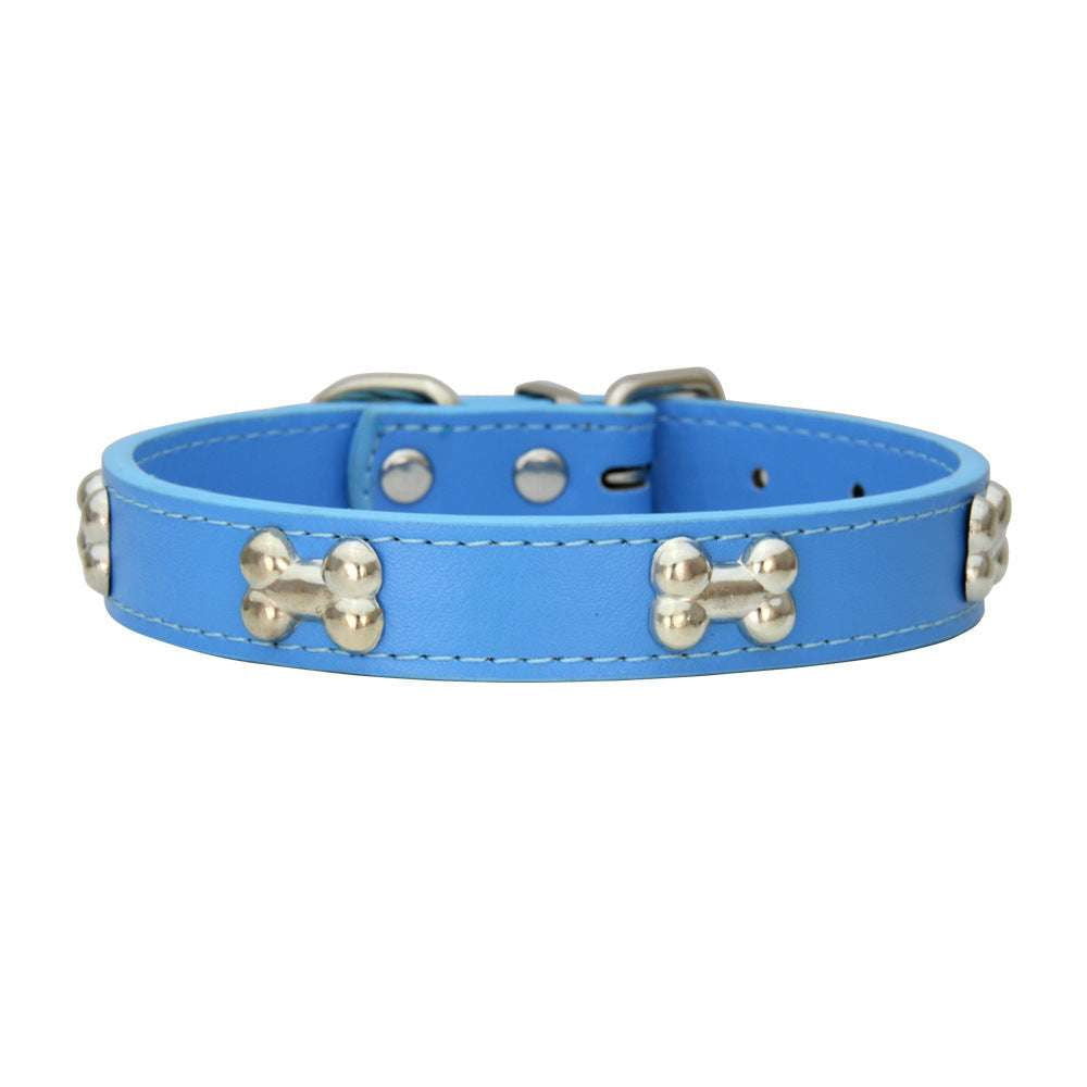 Durable Puppy Collar, Leather Dog Leash, Pet Leash Accessories - available at Sparq Mart