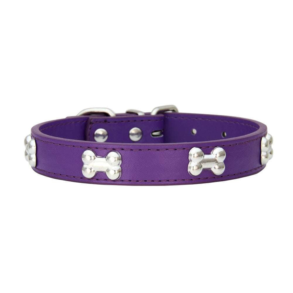 Durable Puppy Collar, Leather Dog Leash, Pet Leash Accessories - available at Sparq Mart