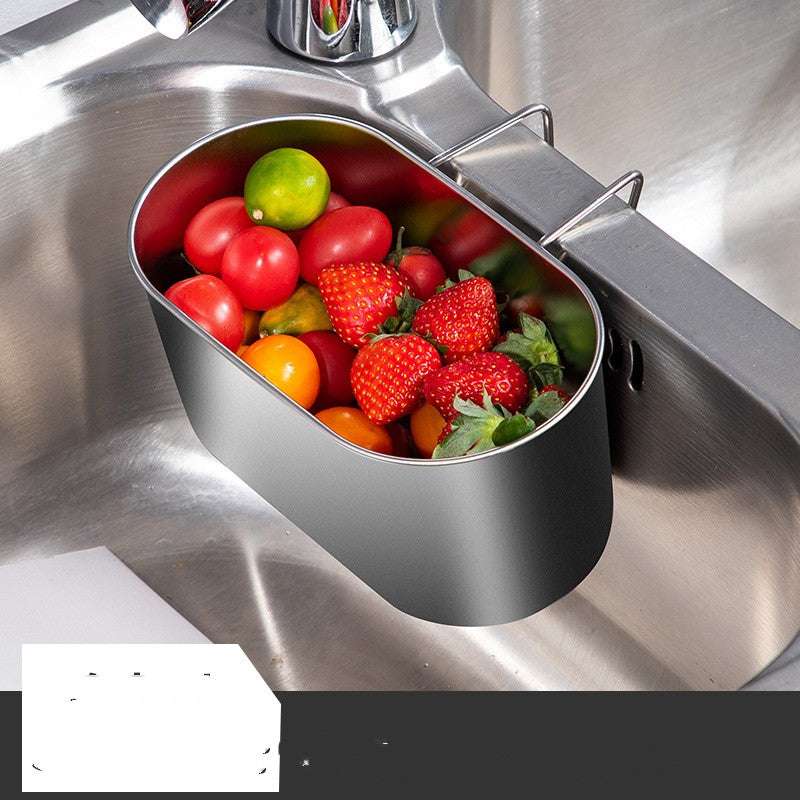 High-Quality Drain Basket, Kitchen Drain Basket, Stainless Steel Drain Basket - available at Sparq Mart