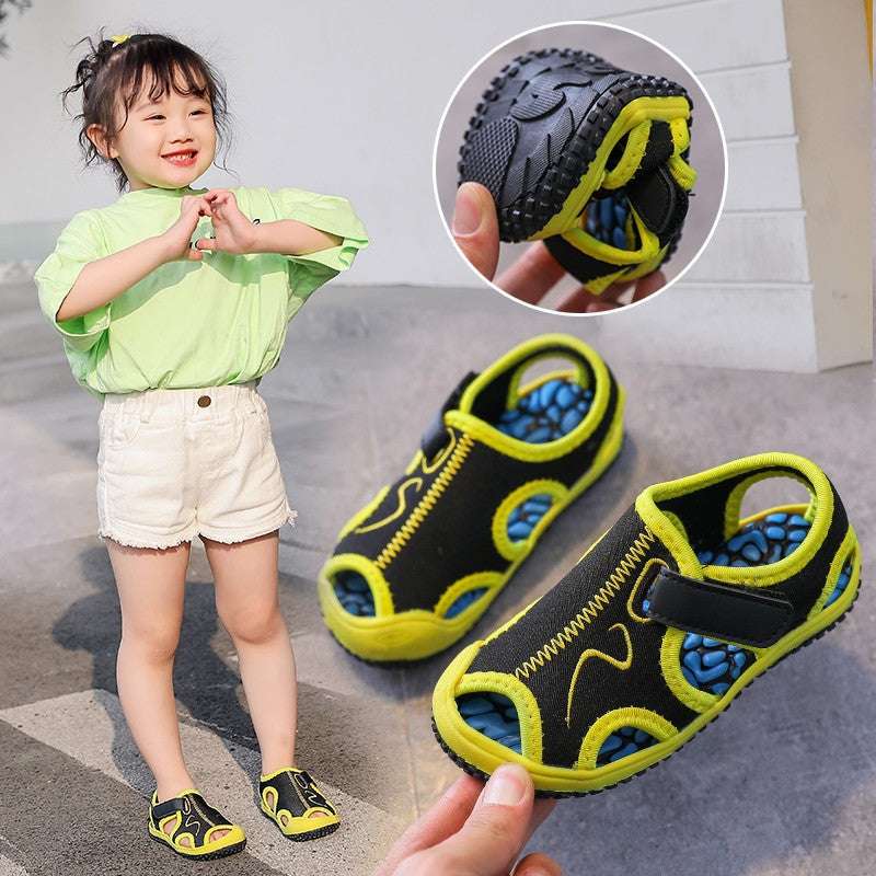 Durable Velcro Sandals, Stylish Velcro Footwear, Versatile Kids Sandals - available at Sparq Mart