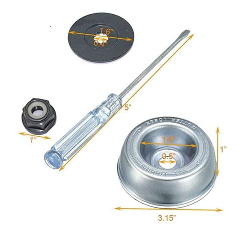 Lawn Mower Head, Weeding Filament Disc, Wire Rust Removal - available at Sparq Mart