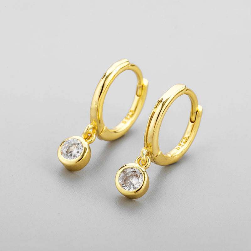 Female Ins Design, Gold Earrings, Trend - available at Sparq Mart