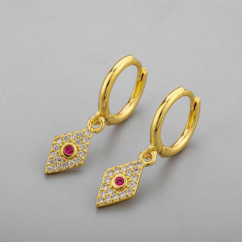 Female Ins Design, Gold Earrings, Trend - available at Sparq Mart