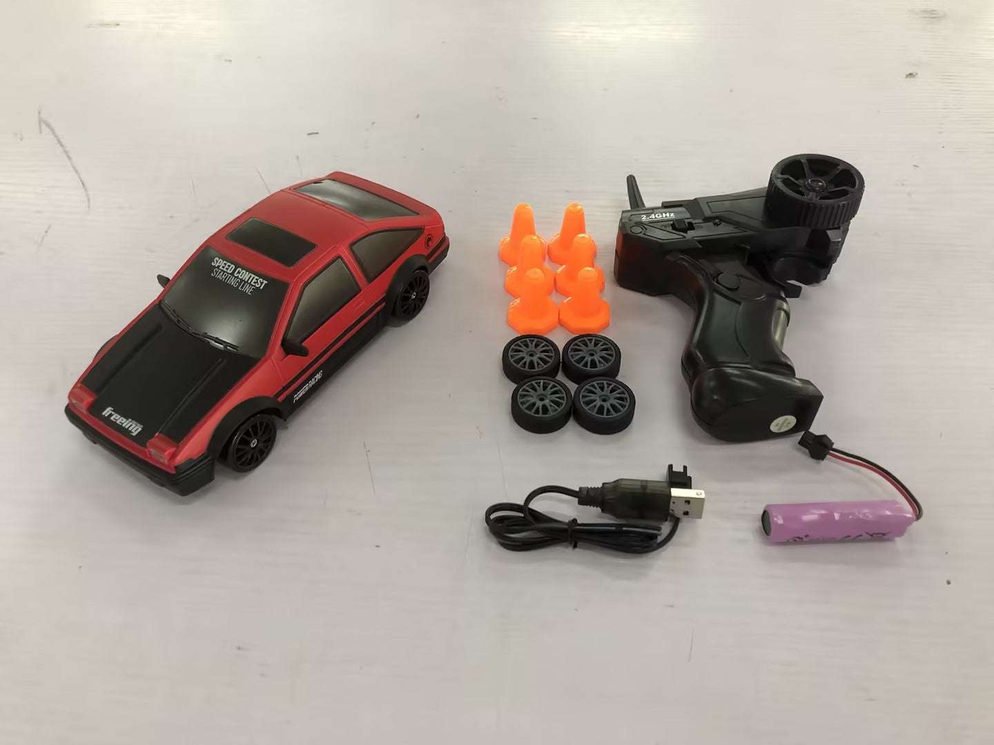 2.4G RC drift car, AE86 RC car, remote control GTR - available at Sparq Mart