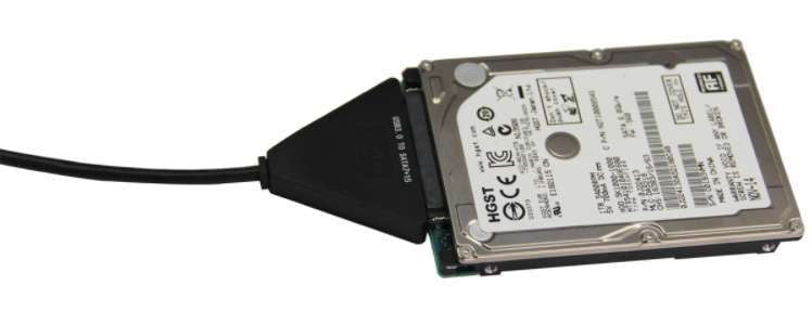 external hard drive cable, SATA hard drive adapter, USB3.0 SATA cable - available at Sparq Mart