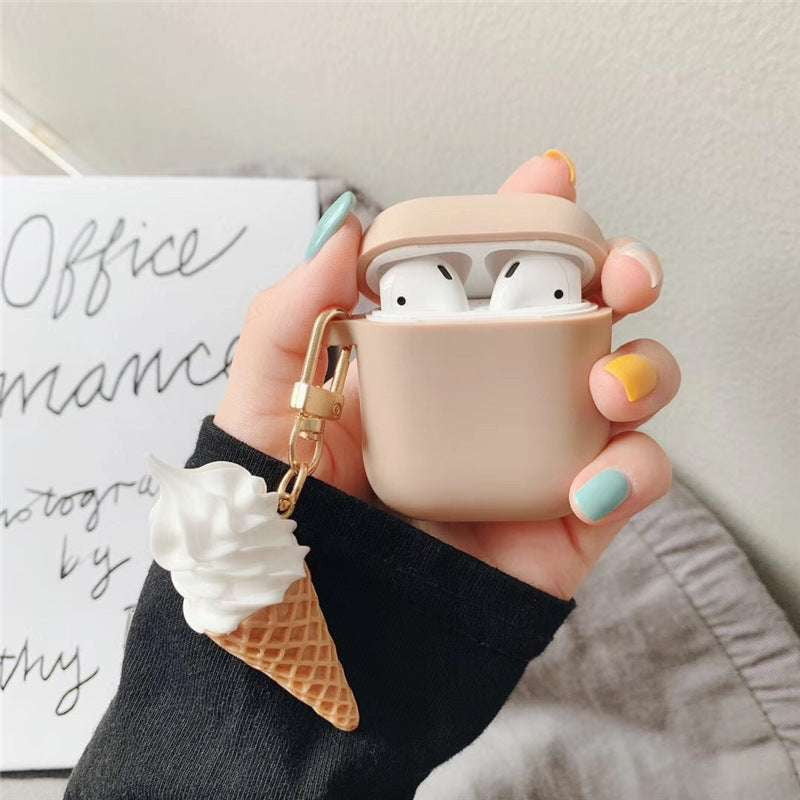 AirPods Case Pendant, Bluetooth Protective Accessory, Ice Cream Headset Cover - available at Sparq Mart