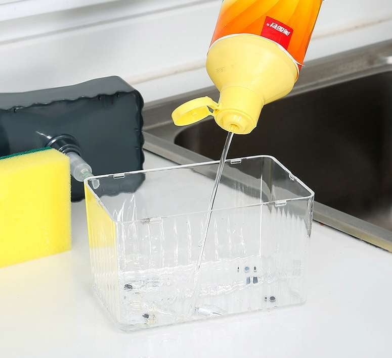 detergent box, soap dispenser, sponge caddy - available at Sparq Mart