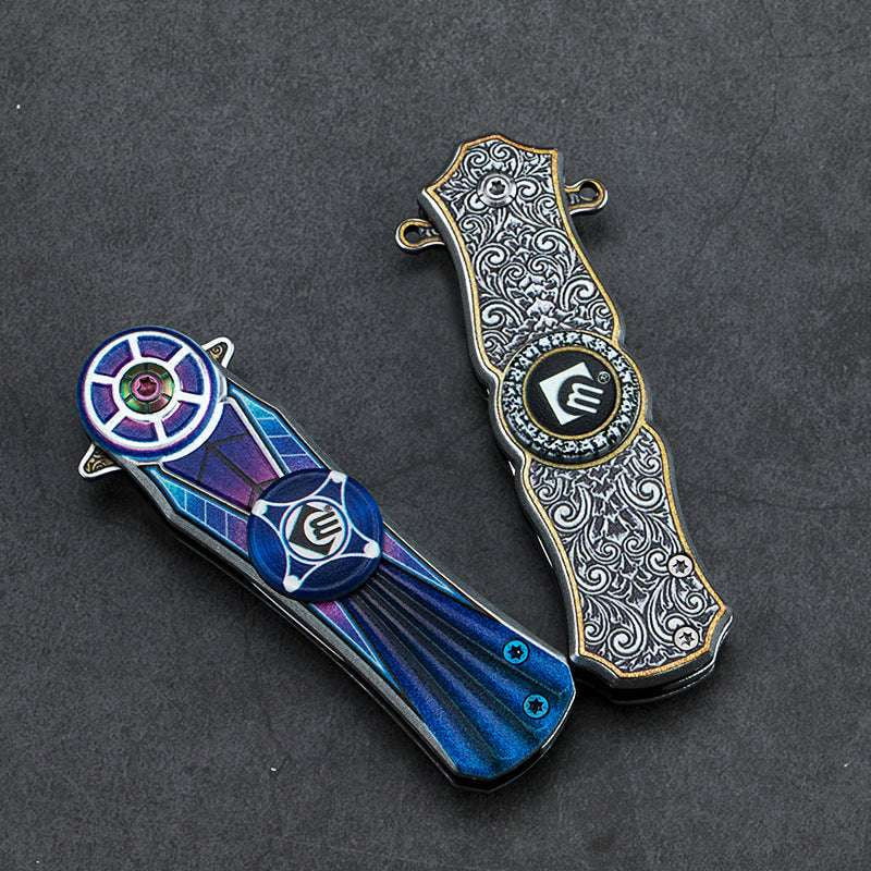 Gyro Pocket Knife, Precision Fidget Spinner, Tactical EDC Tool - available at Sparq Mart