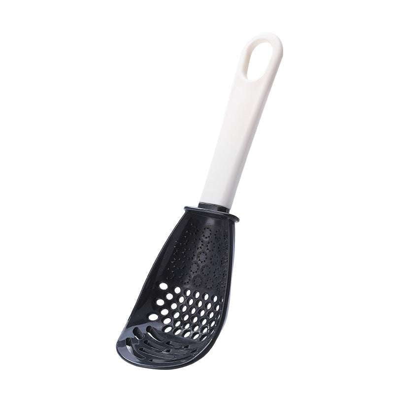 crushing draining spoon, kitchen grinding tool, multifunctional colander spoon - available at Sparq Mart
