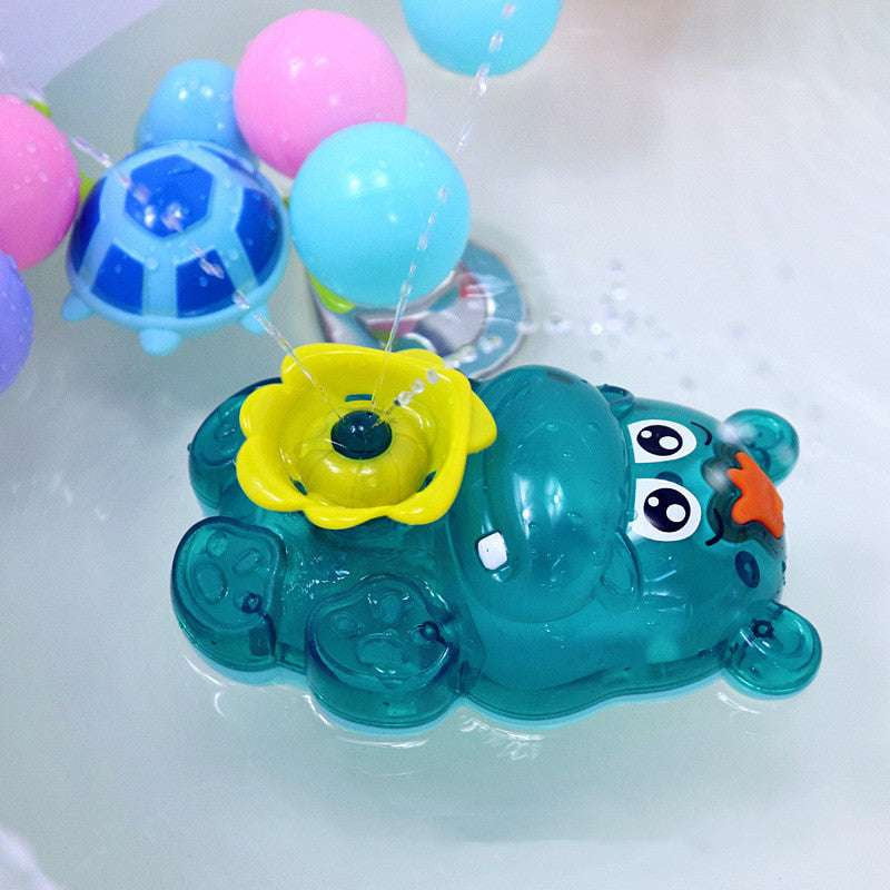 Electric Sprinkler Toy, Hippo Shower Toy, Interactive Bath Toy - available at Sparq Mart