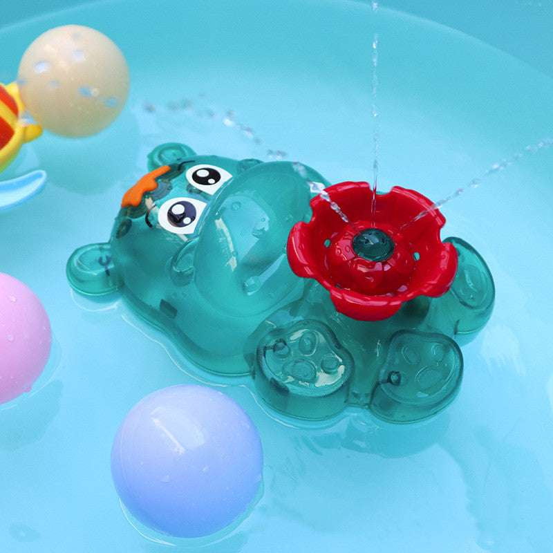 Electric Sprinkler Toy, Hippo Shower Toy, Interactive Bath Toy - available at Sparq Mart