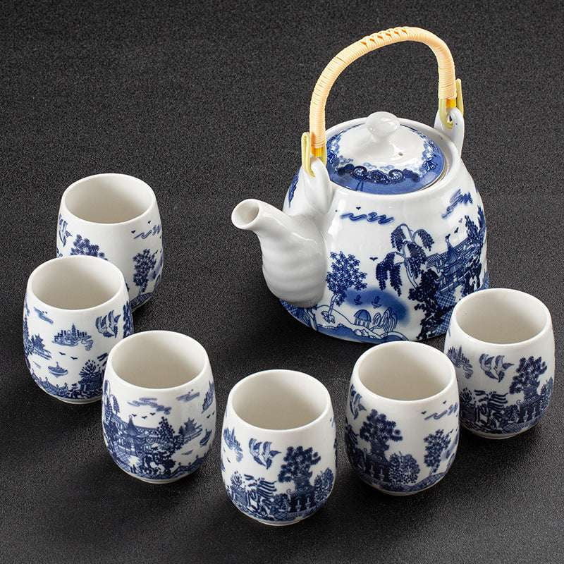 Elegant Tea Collection, Japanese Tea Set, Porcelain Strainer Pot - available at Sparq Mart