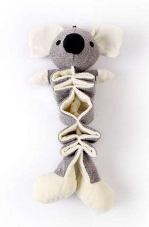 Hippo Soft Animal Toy, Kangaroo Cotton Pet Toy, Koala Linen Dog Plaything - available at Sparq Mart