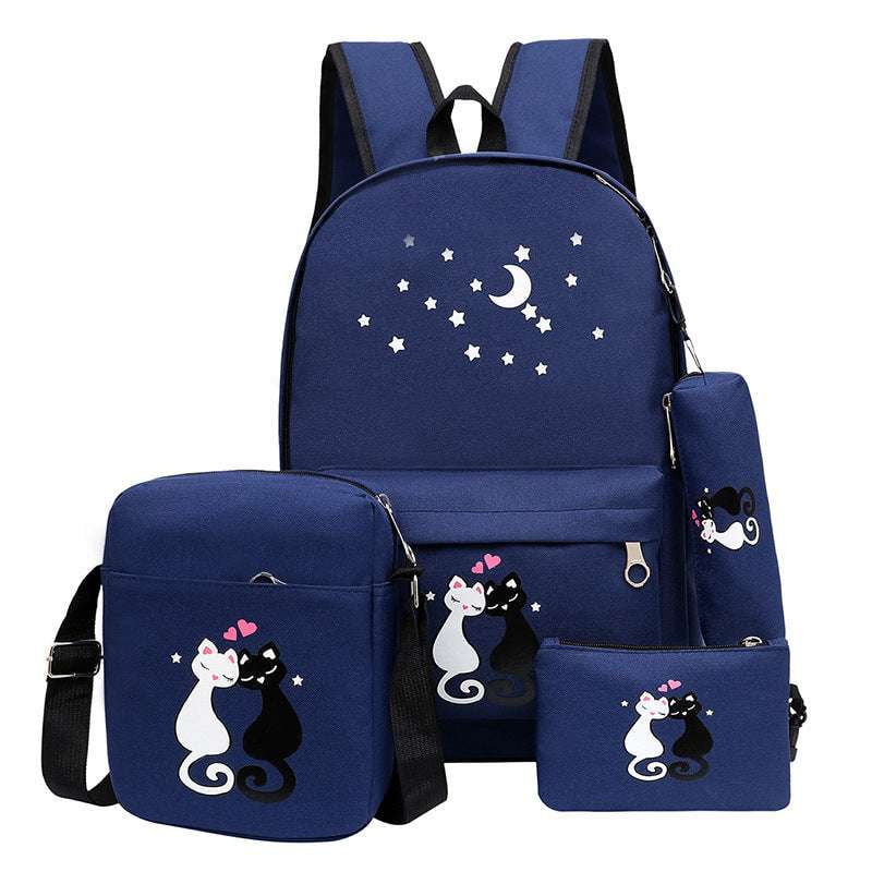 Cute Animal Backpack, Durable School Bag, Kids Canvas Backpack - available at Sparq Mart