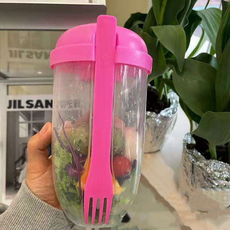 Leak-proof salad cup, modern minimalist cup, portable meal container - available at Sparq Mart