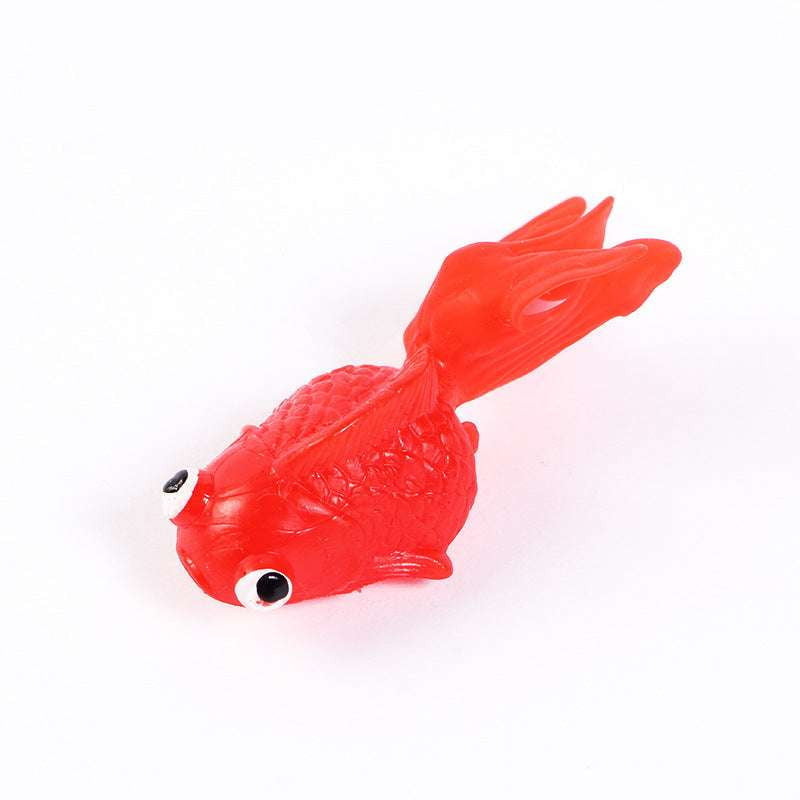 Kids Fishing Toy, Plastic Goldfish Toy, Simulation Fish Playset - available at Sparq Mart