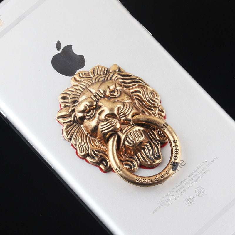 Lion Finger Ring, Phone Ring Holder, Universal Buckle Bracket - available at Sparq Mart