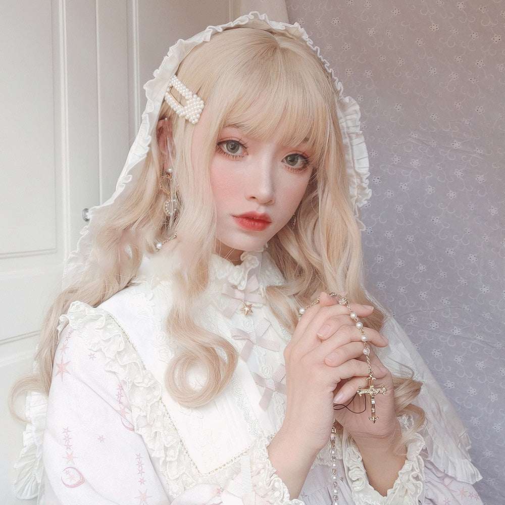 Female Long Curly Wig, Lolita Daily Wig, Soft Girl Wig - available at Sparq Mart