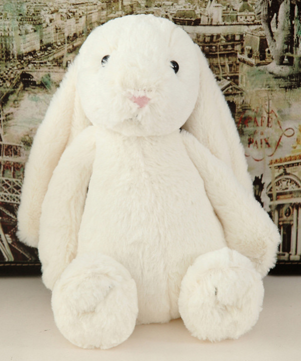 Long-eared Stuffed Animal, Rabbit Plush Toy, Soft Bunny Toy - available at Sparq Mart