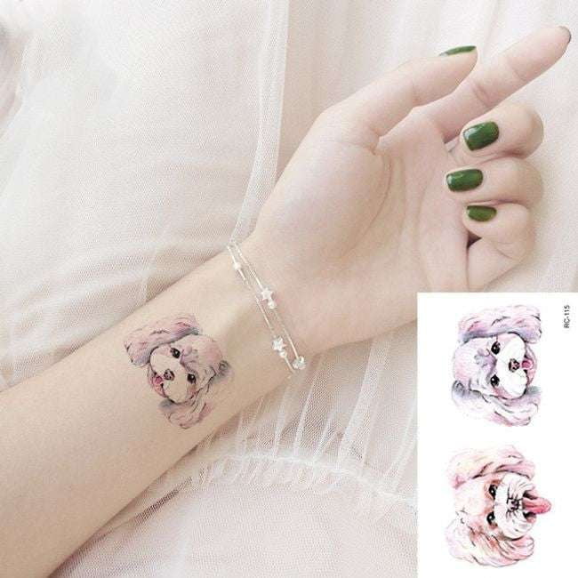 Long Lasting Tattoos, Puppy Tattoo Stickers, Waterproof Tattoo Female - available at Sparq Mart