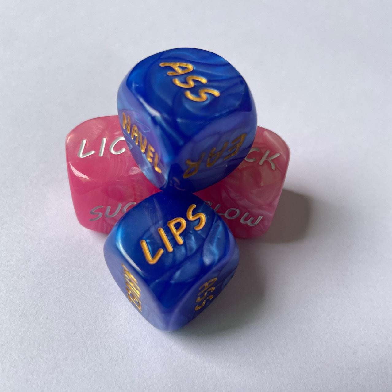 Acrylic Dice Collection, Luminous Gaming Dice, Pearl Pattern Dice - available at Sparq Mart