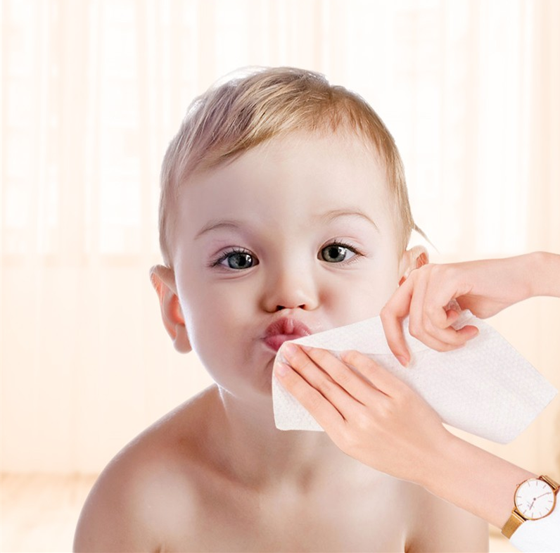 cotton soft towel, gentle cleaning, luxurious baby wipes - available at Sparq Mart