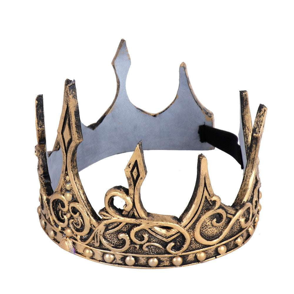 luxury king crown, stage crown props, theatrical headdress accessories - available at Sparq Mart