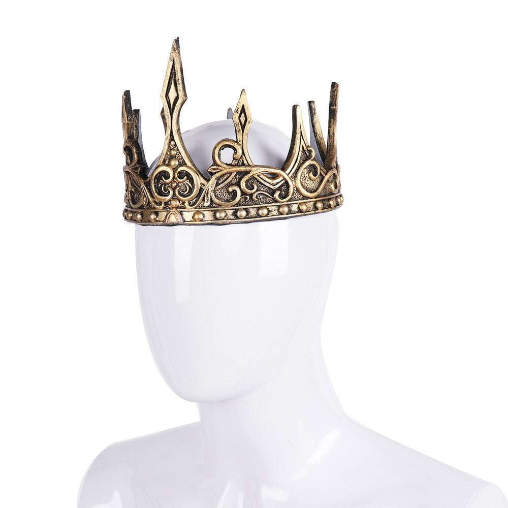 luxury king crown, stage crown props, theatrical headdress accessories - available at Sparq Mart