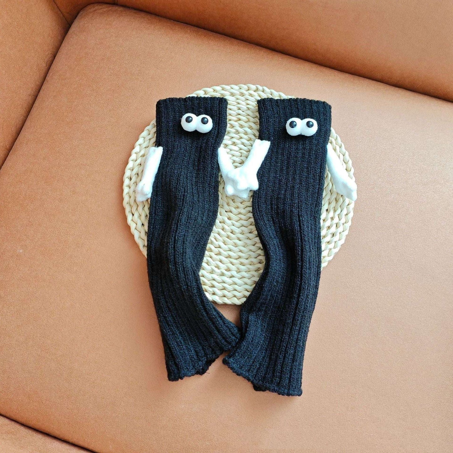 Couple Hand Holding Sock, Cute Pull Foot Sock, Magnetic Foot Socks - available at Sparq Mart