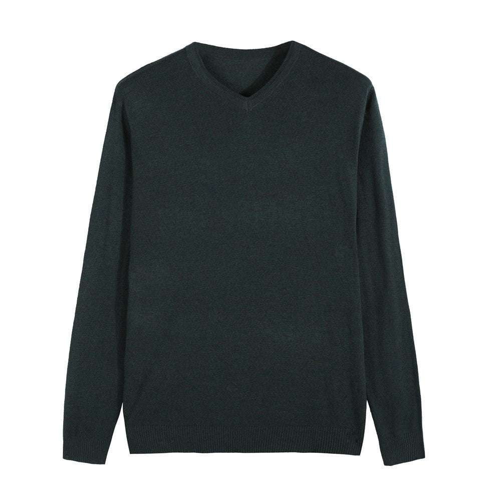 Casual Knit Pullover, Elegant Men's Sweater, Premium Cashmere Sweater - available at Sparq Mart